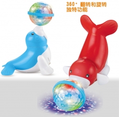 儿童玩具电动系列  梦幻球灯光海狮