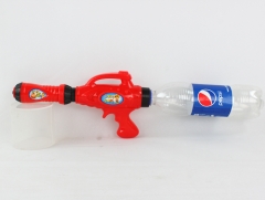 儿童玩具水枪系列 自配饮料瓶环保水枪红/蓝无瓶