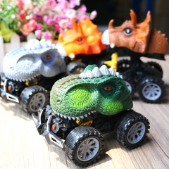 人气爆款恐龙惯性车 儿童模型玩具怪兽车 地摊热卖（电动款）