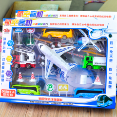 儿童互动玩具 军事航空玩具模型 回力飞机客机套装玩具