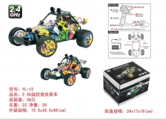 1:18 2.4G二驱遥控涂鸦竞技高速赛车（包电）