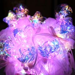 (球体发光杆子不会发光)波波球发光魔法棒儿童发光小玩具